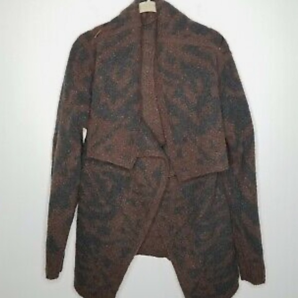 Prana Alberta Reversible Cardigan Sweater in "Weathered Wood" - Picture 3 of 6